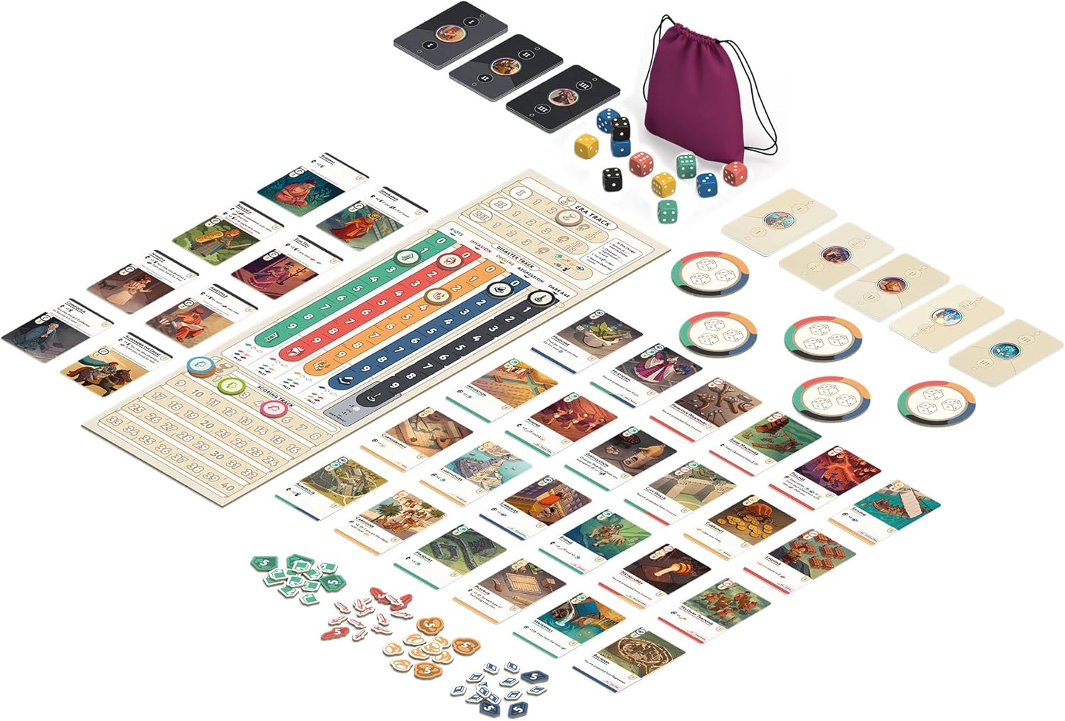 CMON | Nova Era | Board Game | Ages 12+ | 2-4 Players | 60+ Minutes Playing Time