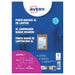 Avery Italia 4839XL - 50 porta badge in cartoncino grande formato A6, 52 inserti in carta certificata FSC® inclusi stampabili laser e inkjet