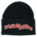 Amplified The Rolling Stones Classic Font Cuff Beanie Black, One Size
