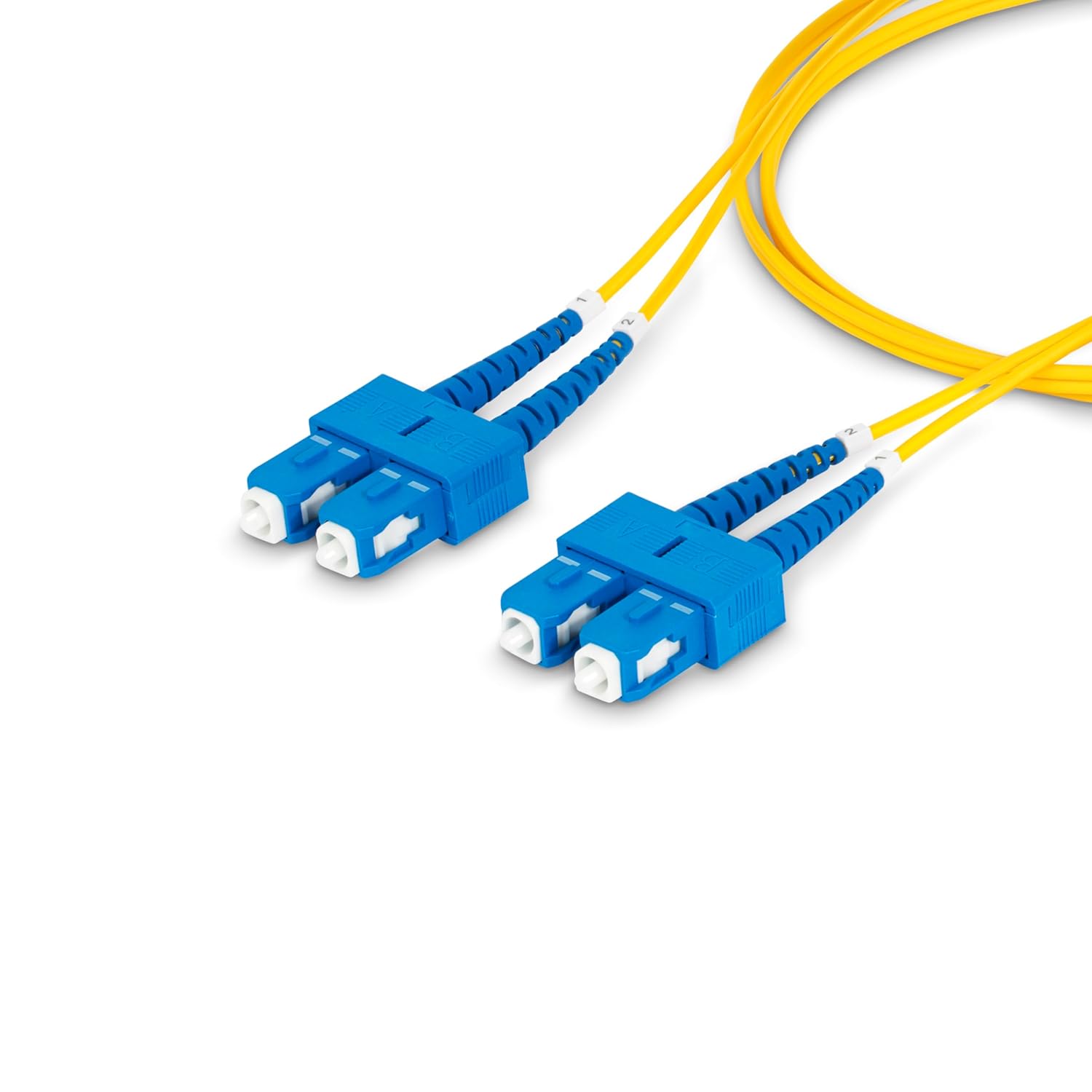 StarTech.com Cable de Fibra Óptica Dúplex SC a SC (UPC) OS2 Monomodo de 1m - 9/125µm - 40G/100G - Cable LSZH