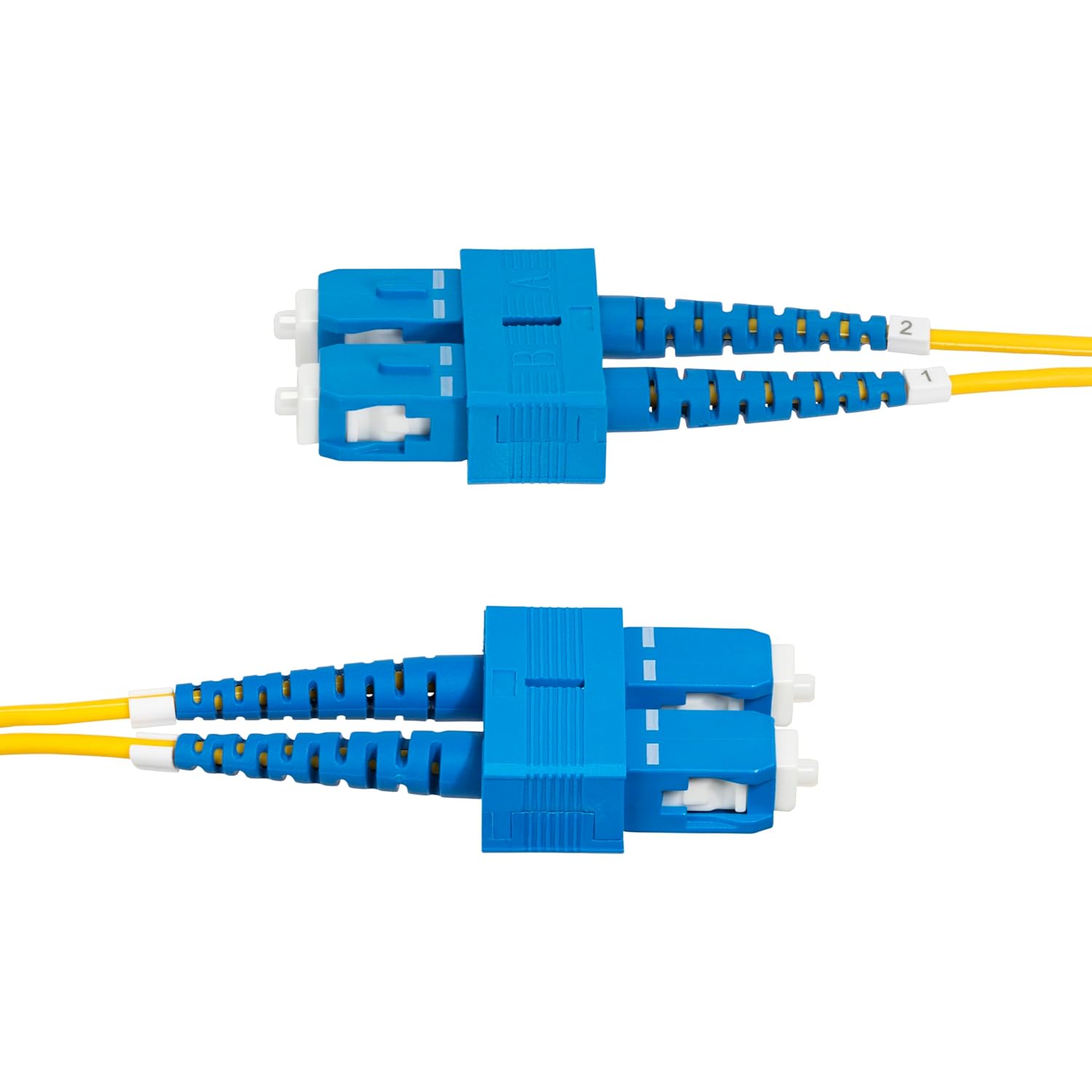 StarTech.com Cable de Fibra Óptica Dúplex SC a SC (UPC) OS2 Monomodo de 1m - 9/125µm - 40G/100G - Cable LSZH