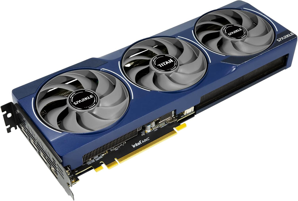 Sparkle Intel Arc B580 Titan OC, 12GB GDDR6, Torn Cooling 2.0, Axial Fan, Breathing Light, Metal Backplate, SB580T-12GOC