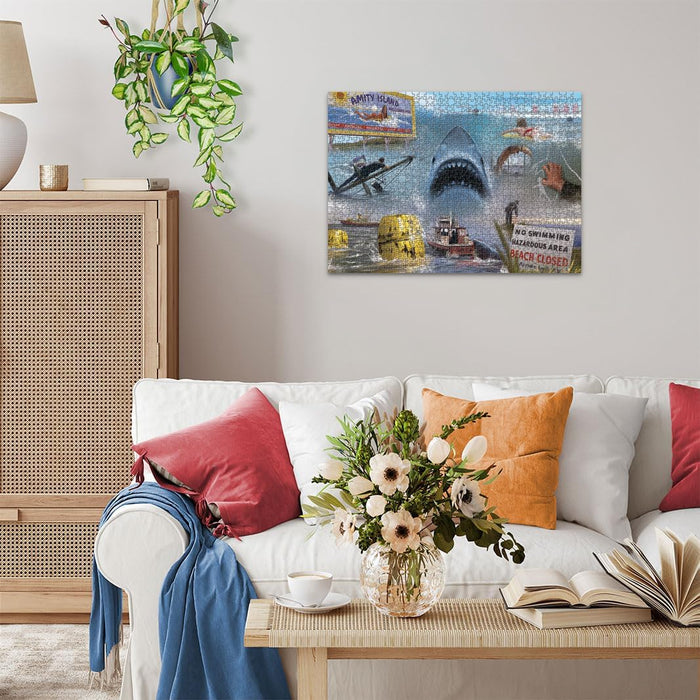 Ravensburger Puzzle 12000277 - Jaws - 1000 Teile Puzzle für Erwachsene und Kinder ab 14 Jahren