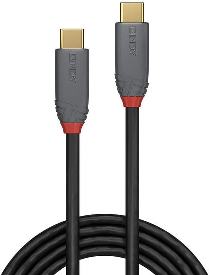 LINDY 36903 USB 3.2 Type C to C Cable 2 Meters 20Gbps 5A PD