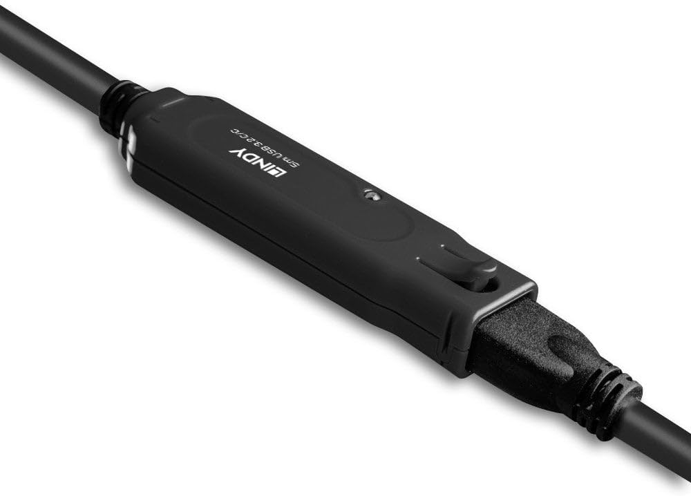 LINDY 43405 Cable alargador Active Pro USB 3.2 (10 Gb/s C/C, 5 m
