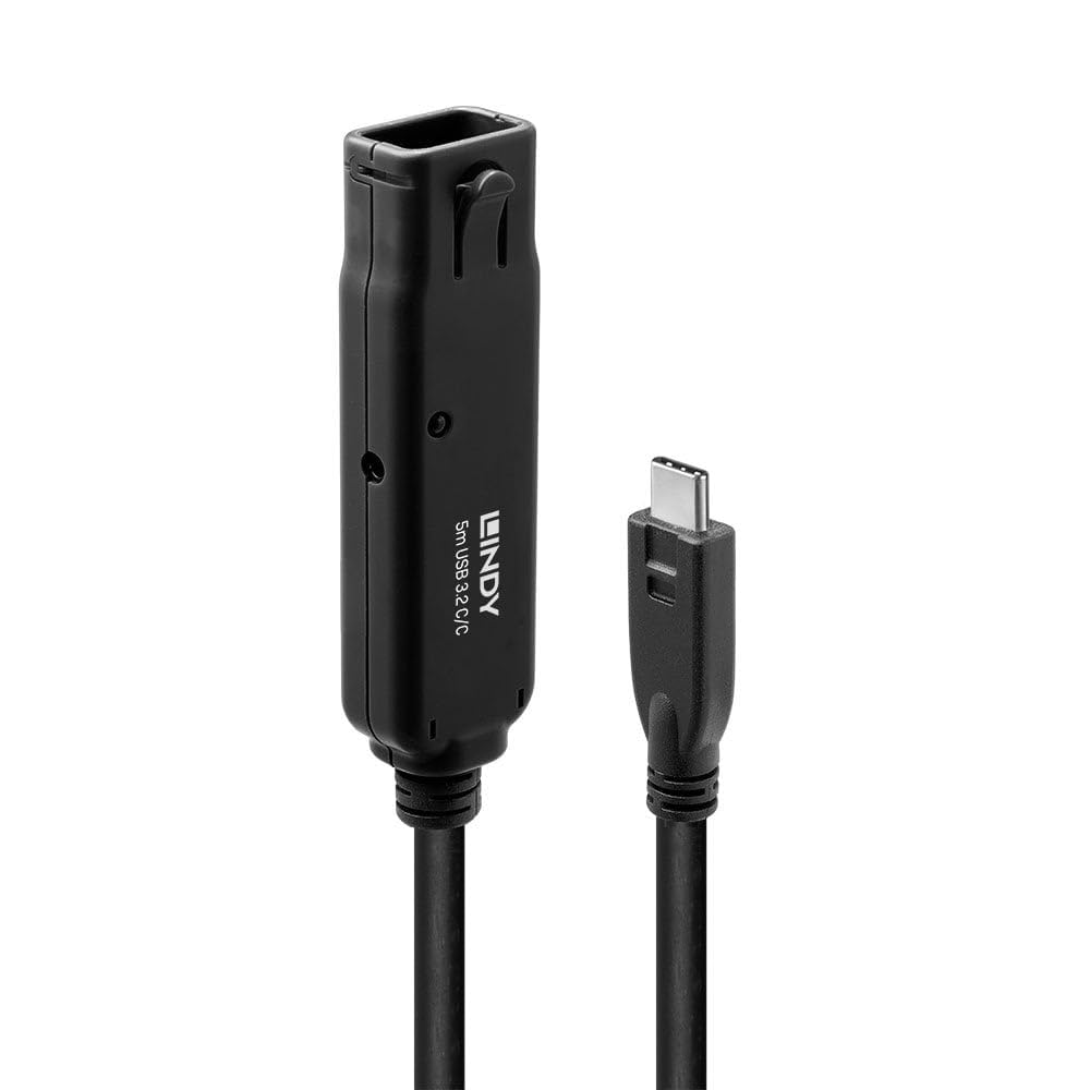 LINDY 43405 Cable alargador Active Pro USB 3.2 (10 Gb/s C/C, 5 m
