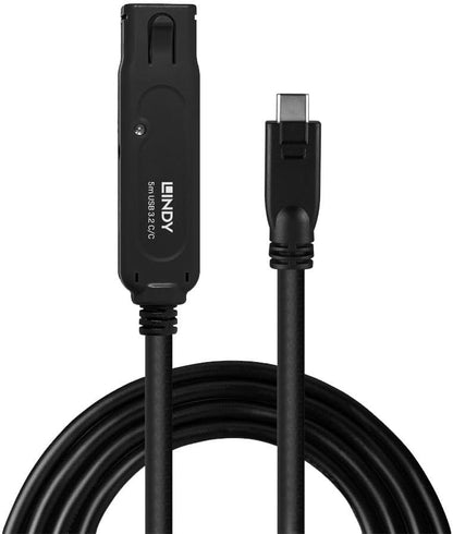 LINDY 43405 Cable alargador Active Pro USB 3.2 (10 Gb/s C/C, 5 m