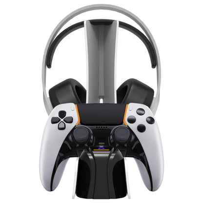 snakebyte PS5-controller en headset laadstation - laadt DualSense & DualSense Edge Controller & draadloze headsets, 2 uur ultrasnel opladen, geteste Duitse kwaliteit, Playstation 5 Design (wit