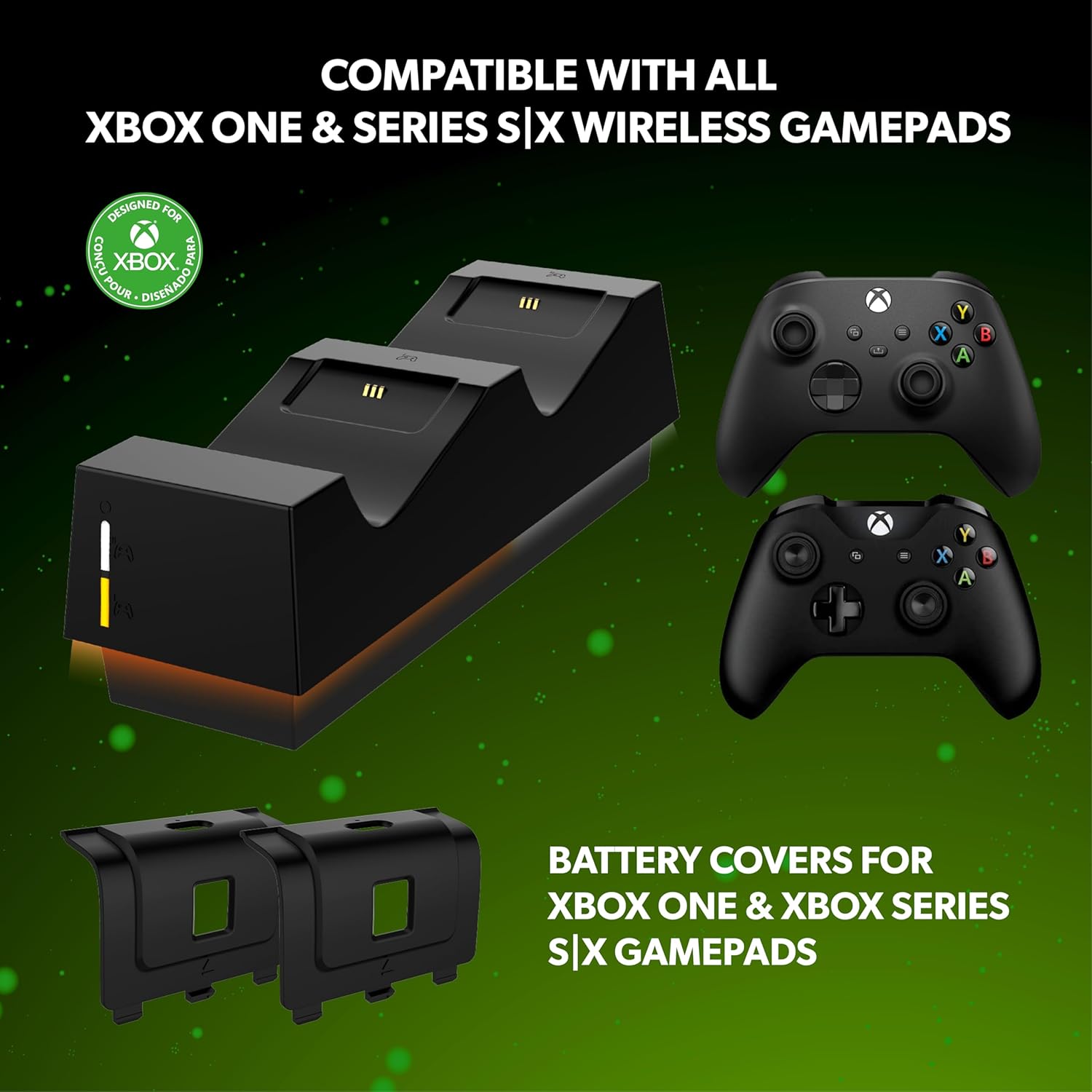 Snakebyte - Twin Charge X (Black) Xbox