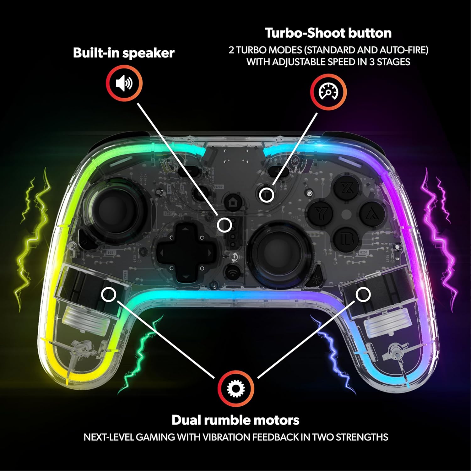 Snakebyte Gamepad RGB S™ (Nintendo Switch