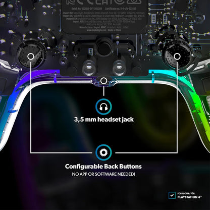 Snakebyte Gamepad RGB 4™ (PS4/PS3