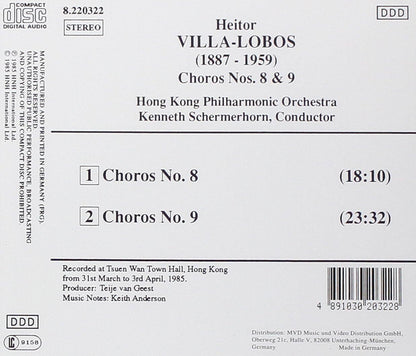 Heitor Villa-Lobos: Choros Nos. 8 & 9