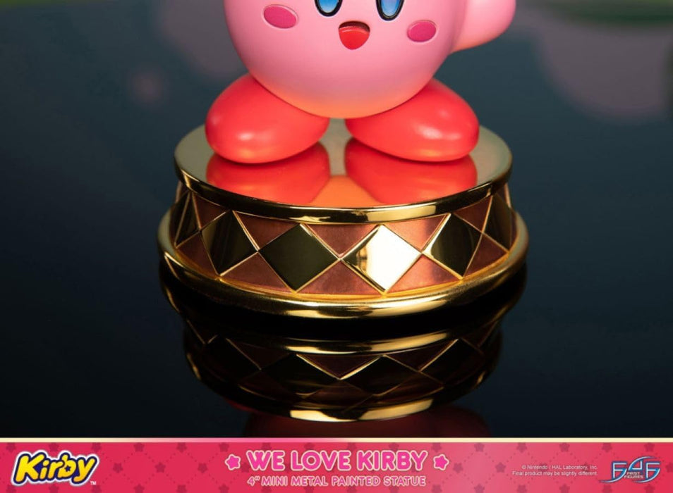 First 4 Figures Kirby statuette DieCast We Love Kirby 10 cm