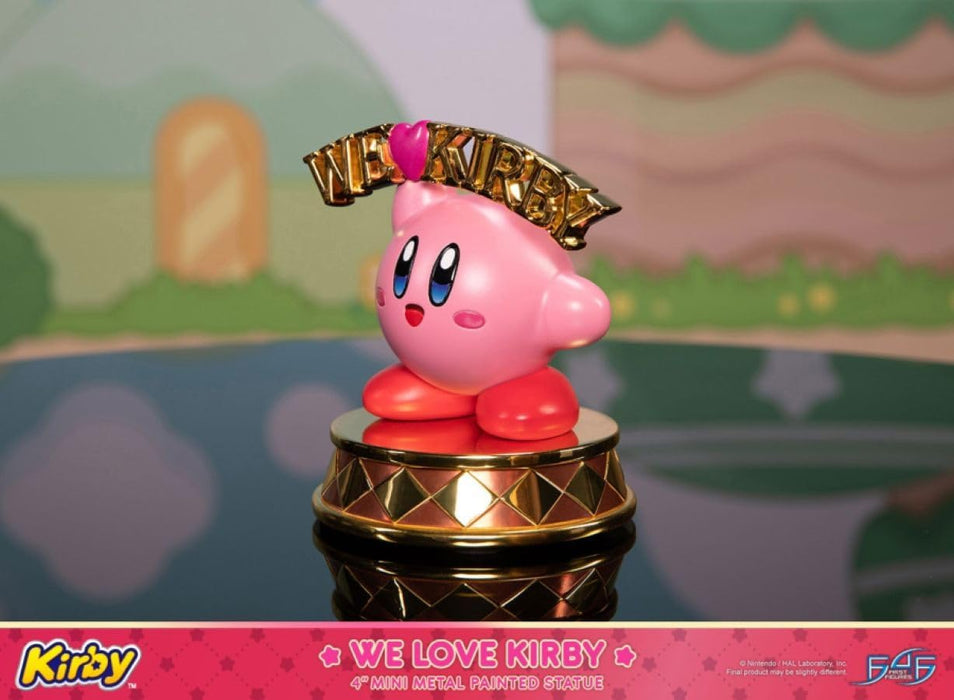 First 4 Figures Kirby statuette DieCast We Love Kirby 10 cm