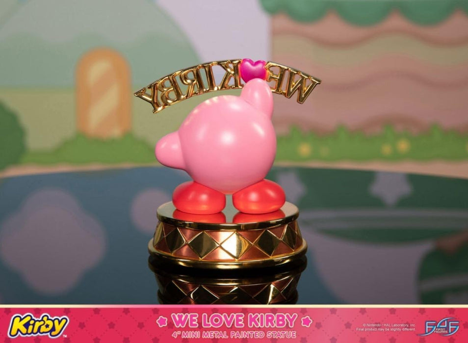 First 4 Figures Kirby statuette DieCast We Love Kirby 10 cm