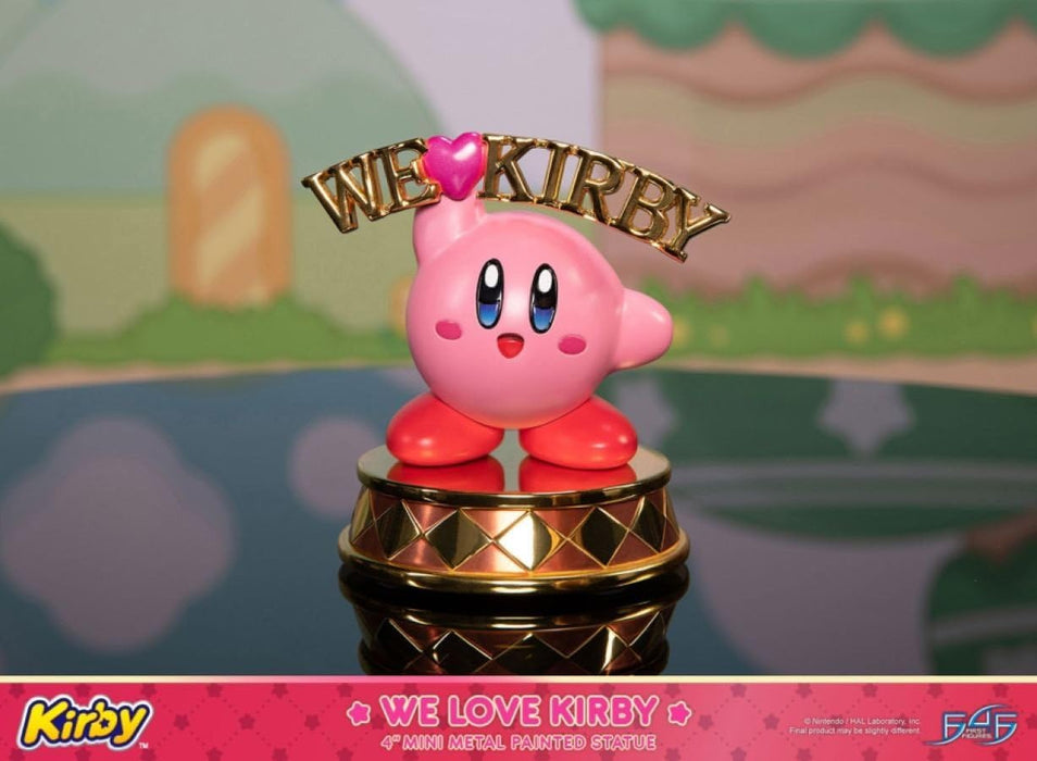 First 4 Figures Kirby statuette DieCast We Love Kirby 10 cm