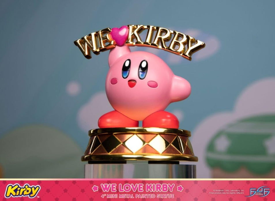 First 4 Figures Kirby statuette DieCast We Love Kirby 10 cm