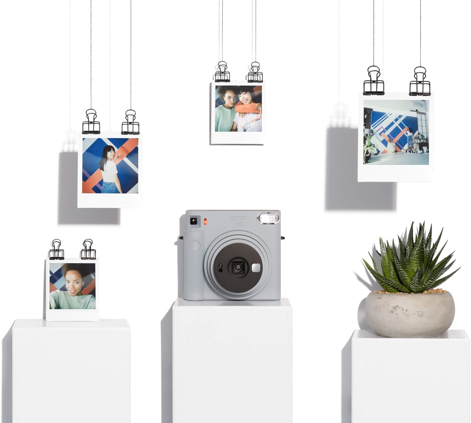 Fuji - Instax Instant Camera Sq1 + 10 Shots - Blue