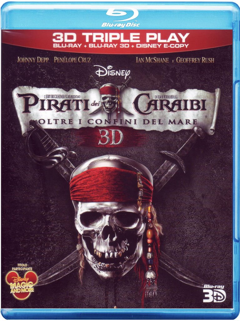 Pirati Dei Caraibi - Oltre I Confini Del Mare (3D) (Blu-Ray+Blu-Ray 3D+E-Copy)