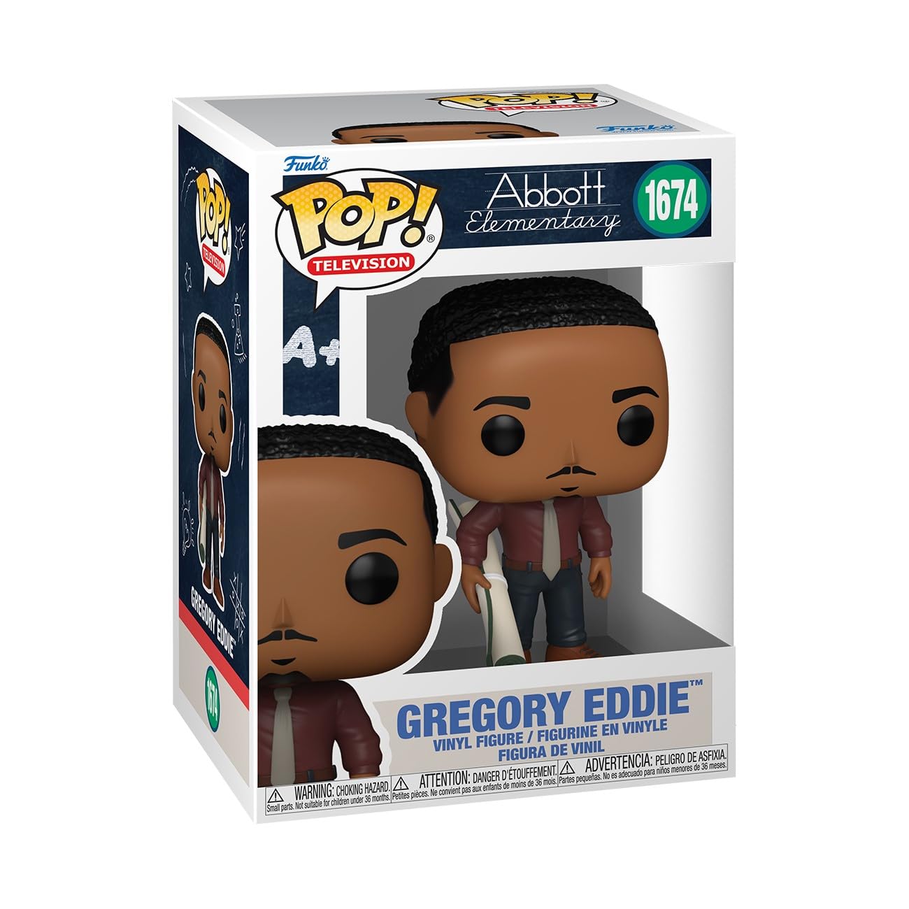 Funko POP! TV: AE - Gregory Eddie - Abbot Elementary - Collectable Vinyl Figure - Gift Idea - Official Merchandise - Toys for Kids & Adults - TV Fans - Model Figure for Collectors and Display