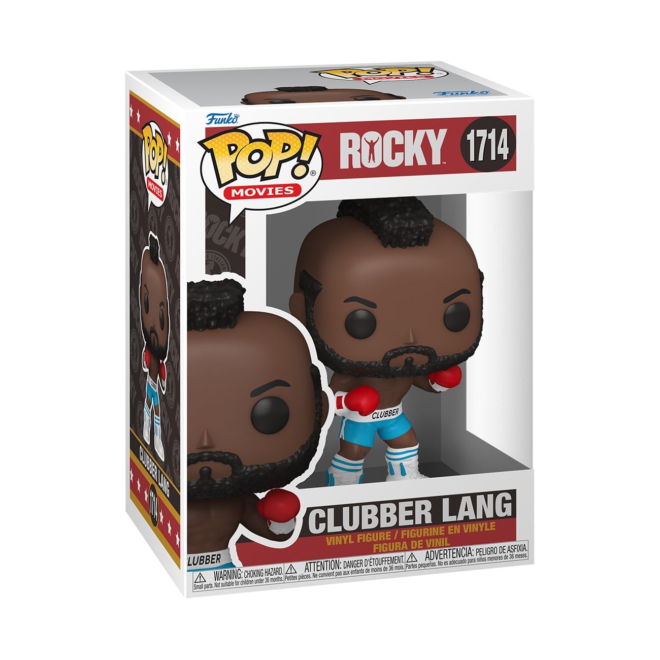 Funko POP! Movies: Rocky - Clubber Lang - Rocky Franchise - Collectable Vinyl Figure - Gift Idea - Official Merchandise - Toys for Kids & Adults - Movies Fans - Model Figure for Collectors