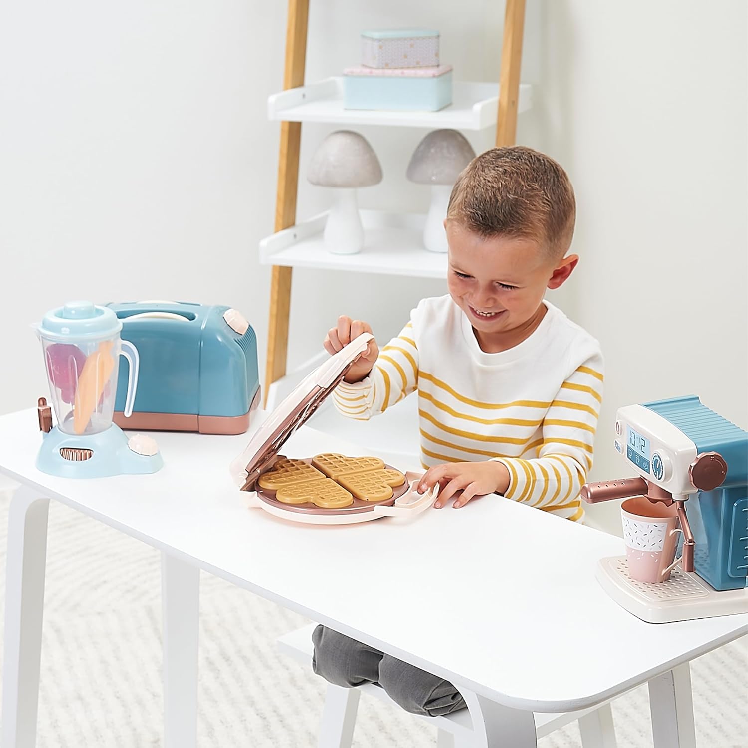 Ecoiffier Toys – 1683 – super huishoudapparaat 4-in-1 – imitatiespel – vanaf 18 maanden – gemaakt in Frankrijk