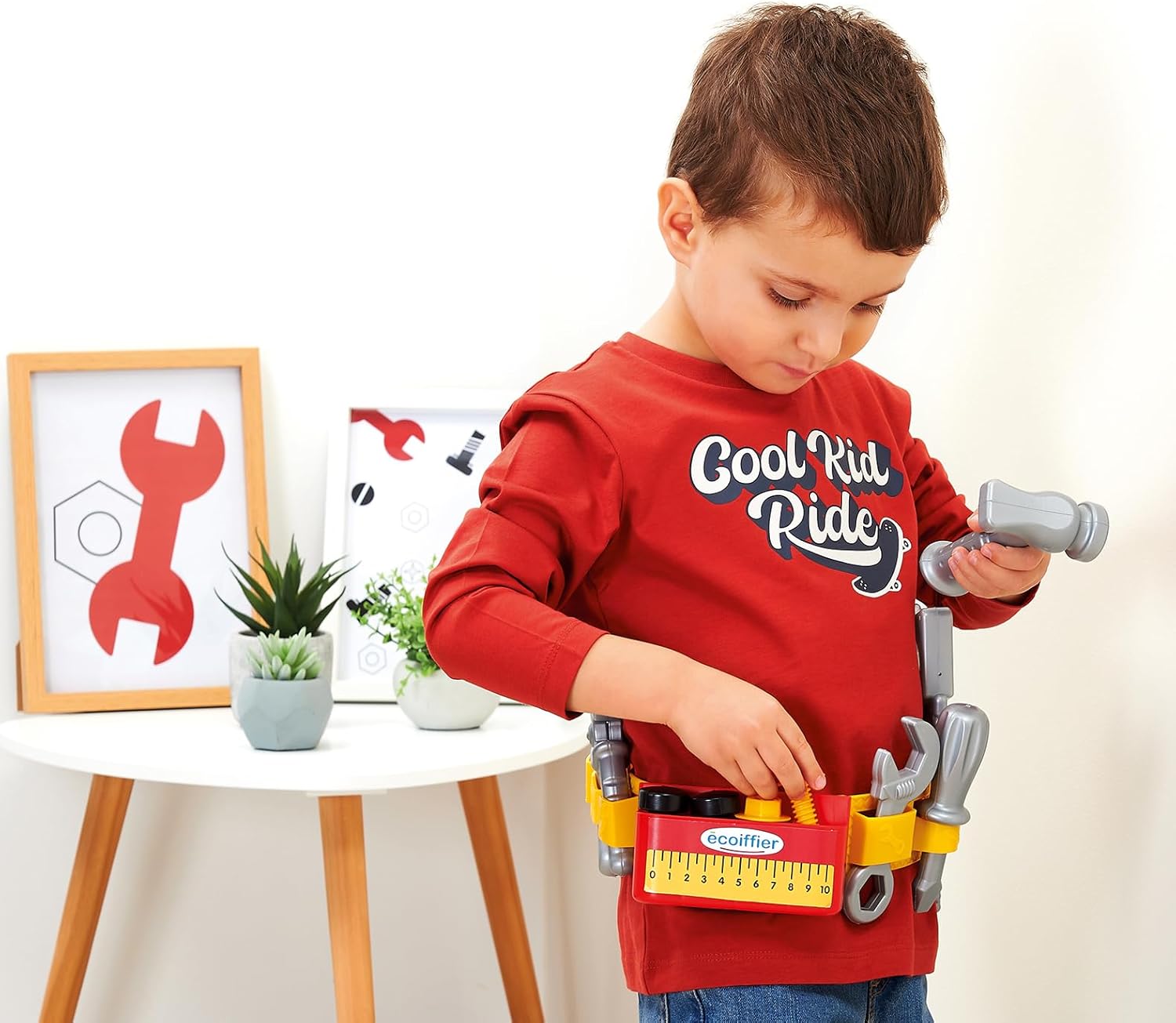 Ecoiffier Jouets 2418 Gereedschapsriem, imitatiespellen voor kinderen, vanaf 18 maanden, gemaakt in Frankrijk