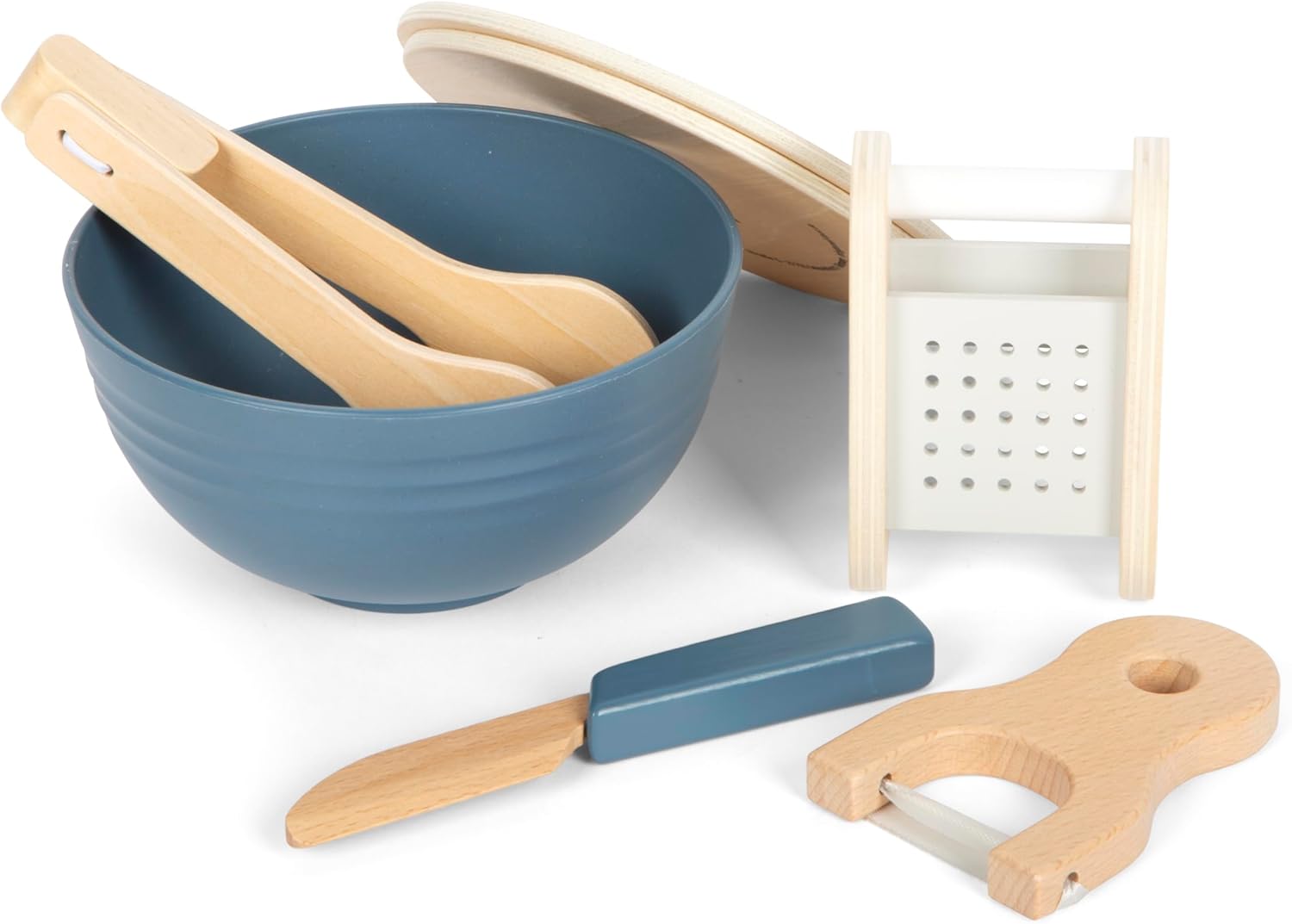 Small Foot - Small Foot - Houten Speelgoed Eten Salade Speelset 11dlg.