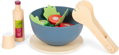 Small Foot - Small Foot - Houten Speelgoed Eten Salade Speelset 11dlg.