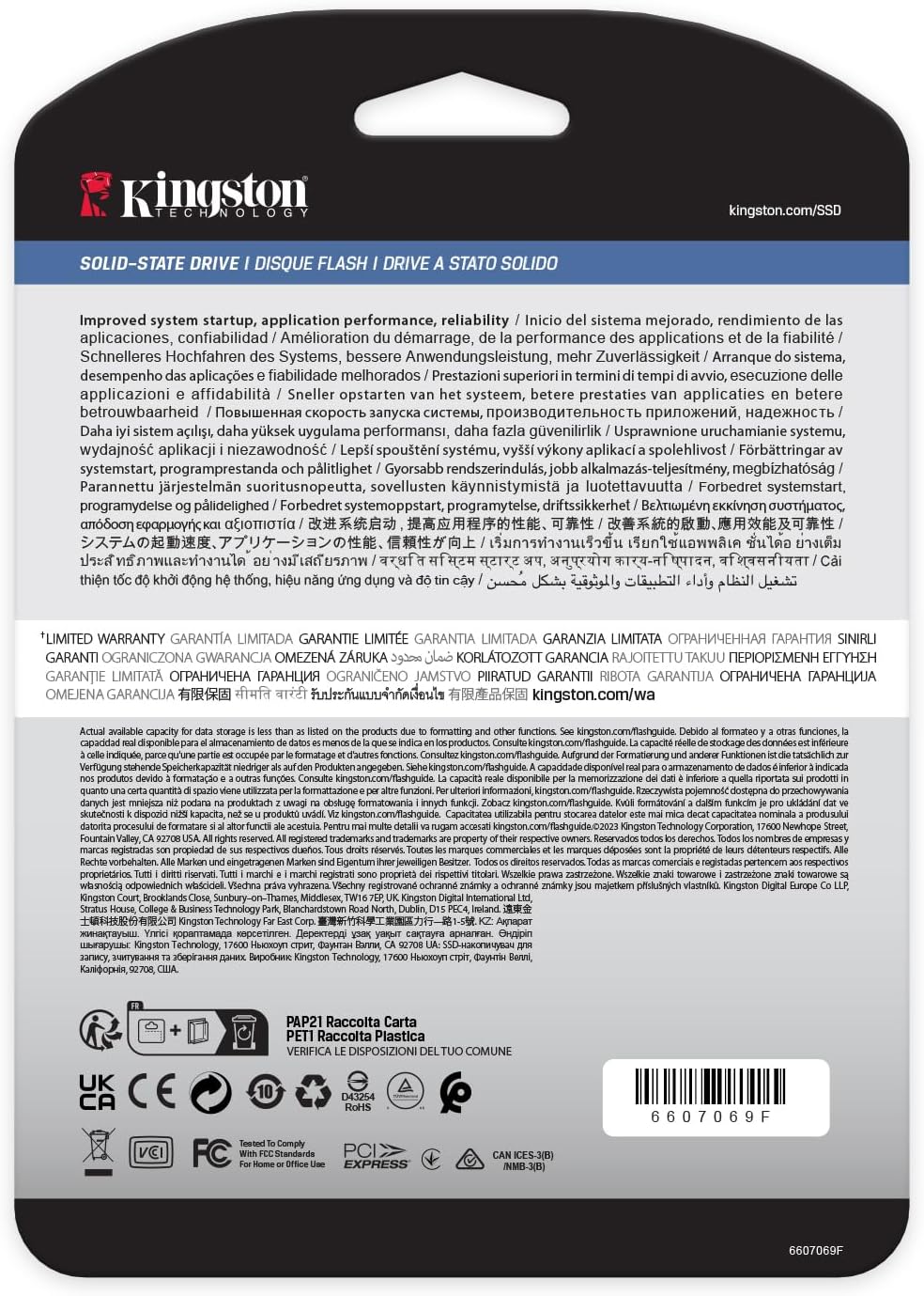 Kingston Data Center DC2000B PCIe 4.0 NVMe M.2 2280 480G Enterprise SSD - SEDC2000BM8/480G