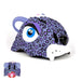 Crazy Safety - Leopard Bicycle Helmet - Purple (100301-02-01)