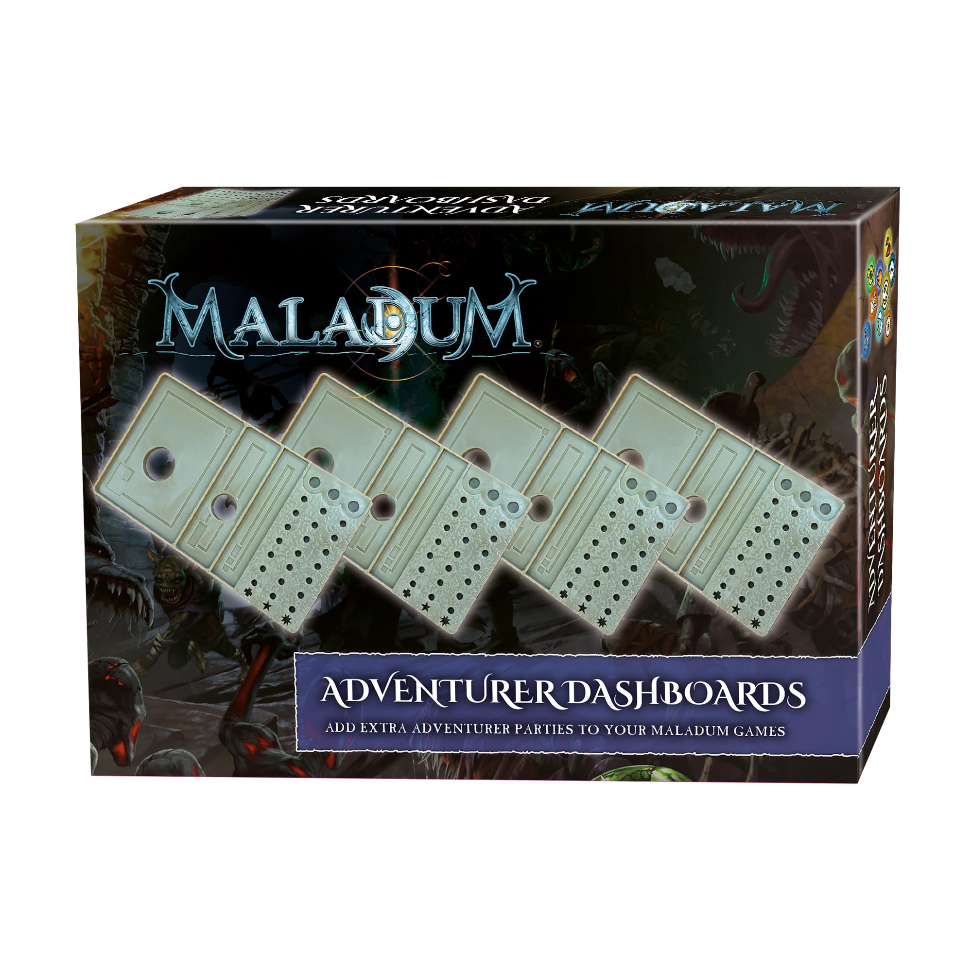 Battle Systems Maladum Adventurer Dashboards Accessory Expansion - Additional PC Trays for Multi- and Large Parties