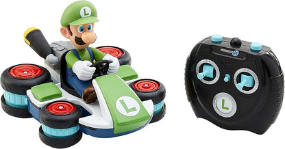 Nintendo Mario Kart 8 Luigi Mini Anti-Gravity RC Racer 2.4Ghz, with full function steering create 360 spins, whiles and drift! - Up to 100 ft. Range - For Kids ages 4+