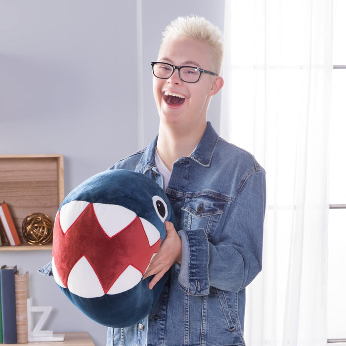 Club Mocchi Mocchi Super Mario Chain Chomp Mega 15-Inch Plush