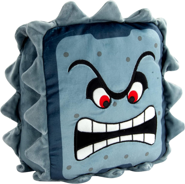 Club Mocchi- Mocchi- Nintendo Super Mario Plush - Thwomp Plushie - Collectible Squishy Plushies - 15 Inch