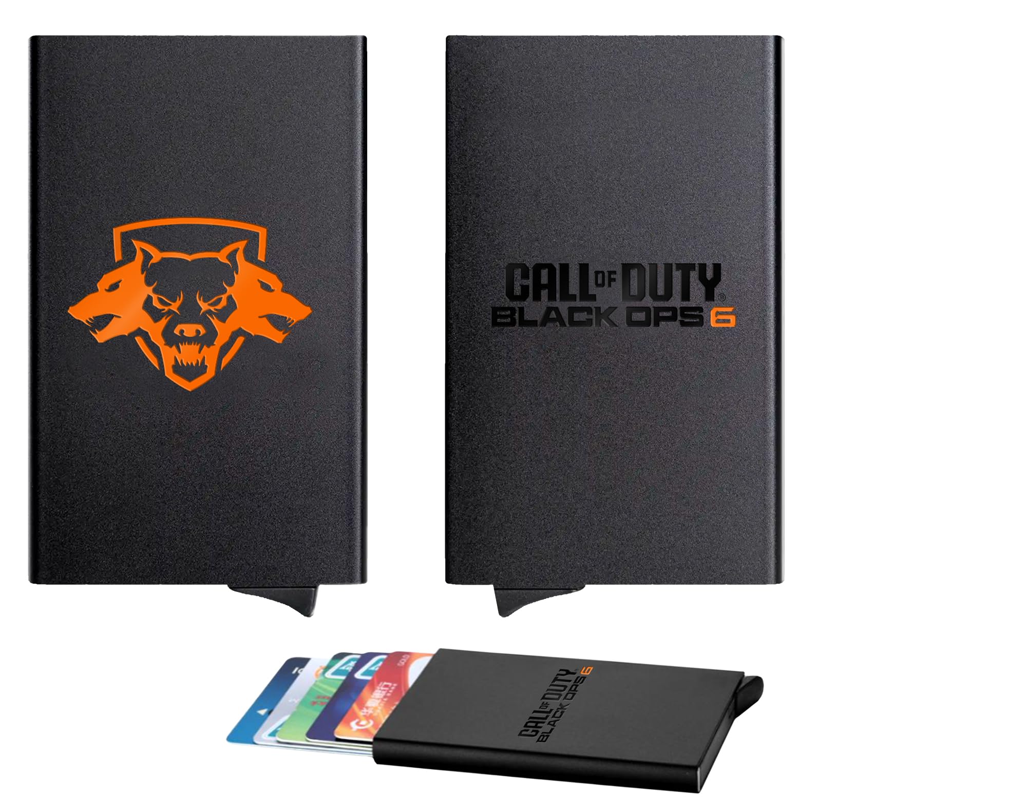DPI Merchandising GmbH Cerberus Card Holder, Holds 8 Cards, 95 x 63 x 6 mm, Multicoloured, 95 x 63 x 6 mm, Contemporary