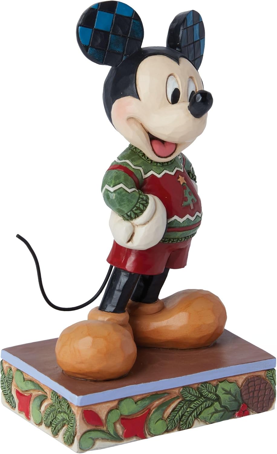 Enesco Statuina natalizia Topolino Mickey Mouse "Jim Shore" 8x5xH14 cm