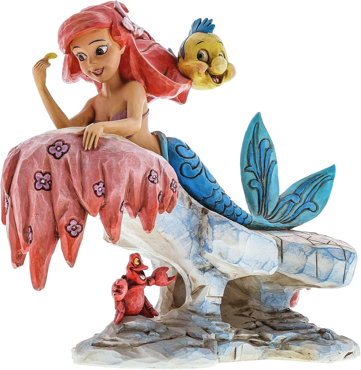 Enesco 4037501 Statuetta, Resina, Multicolore, 0.55 cm Ariel che sogna sotto il mare