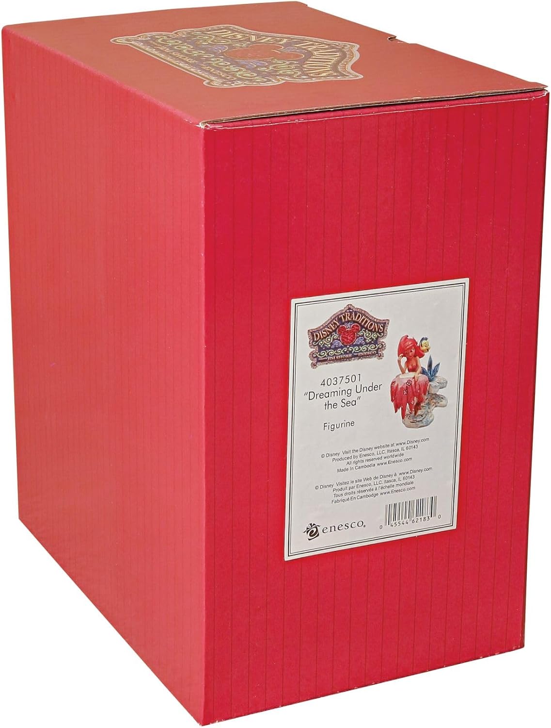 Enesco 4037501 Statuetta, Resina, Multicolore, 0.55 cm Ariel che sogna sotto il mare