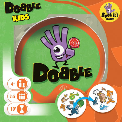 Asmodee: Dobble Kids, Gioco da Tavolo per Tutta la Famiglia, 2-5 Giocatori, 4+ Anni, Edizione in Italiano