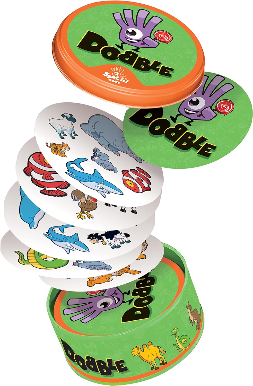 Asmodee: Dobble Kids, Gioco da Tavolo per Tutta la Famiglia, 2-5 Giocatori, 4+ Anni, Edizione in Italiano