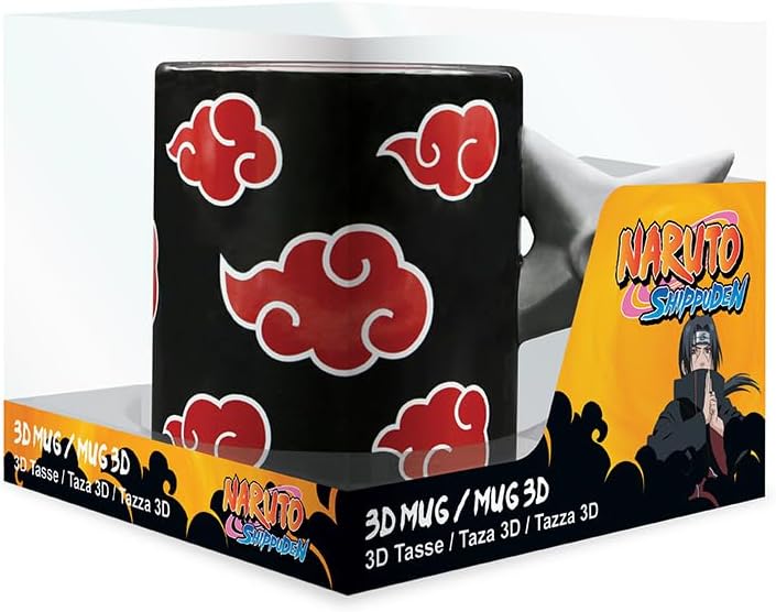 Tazza 3D Naruto Shippuden Shuriken & Akatsuki