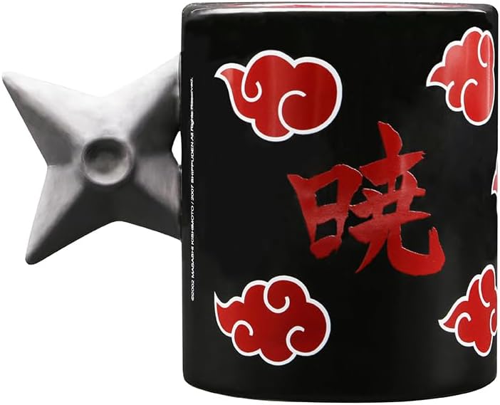 Tazza 3D Naruto Shippuden Shuriken & Akatsuki