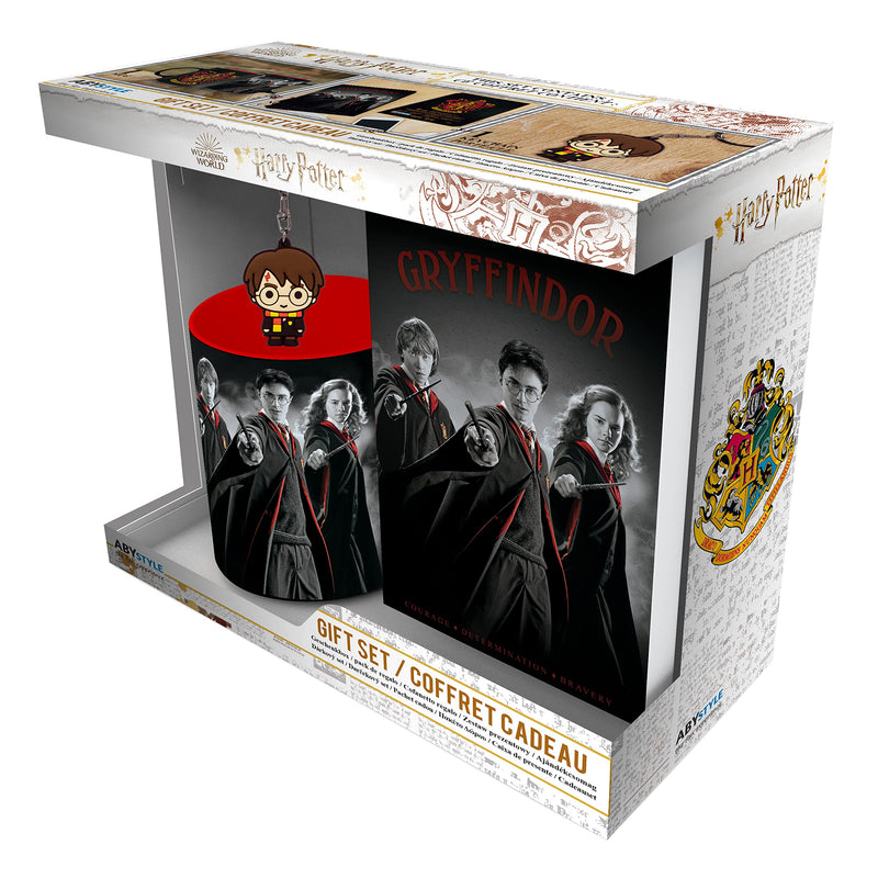 HARRY POTTER - Set regalo di Hogwarts, tazza + portachiavi + quaderno