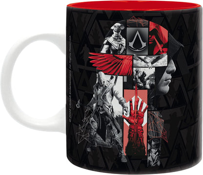 ABYSTYLE - ASSASSIN'S CREED Mug Crest noir & rouge