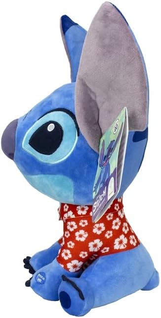 Peluche Disney Stitch pupazzo 30cm con camicia hawaiana bambini con musica 5969