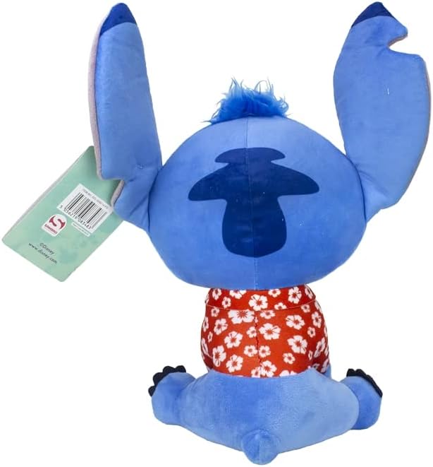 Peluche Disney Stitch pupazzo 30cm con camicia hawaiana bambini con musica 5969