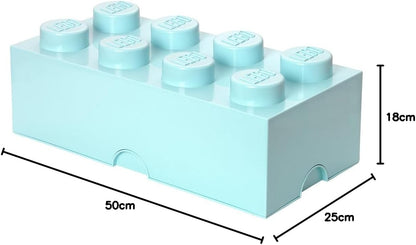 LEGO - Scatola stoccaggio, Azzuro (Aqua/Mint),