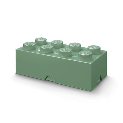 Contenitore Lego Brick 8 Verde Sabbia