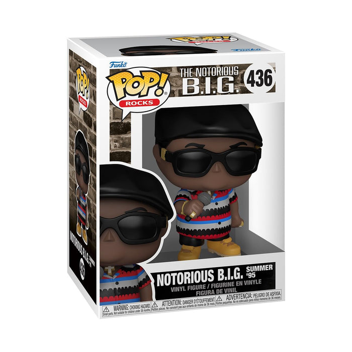 Funko POP! Rocks: Biggie “Beat the Summer Jam'' - Notorious BIG - Collectable Vinyl Figure - Gift Idea - Official Merchandise - Toys for Kids & Adults - Music Fans - Model Figure for Collectors